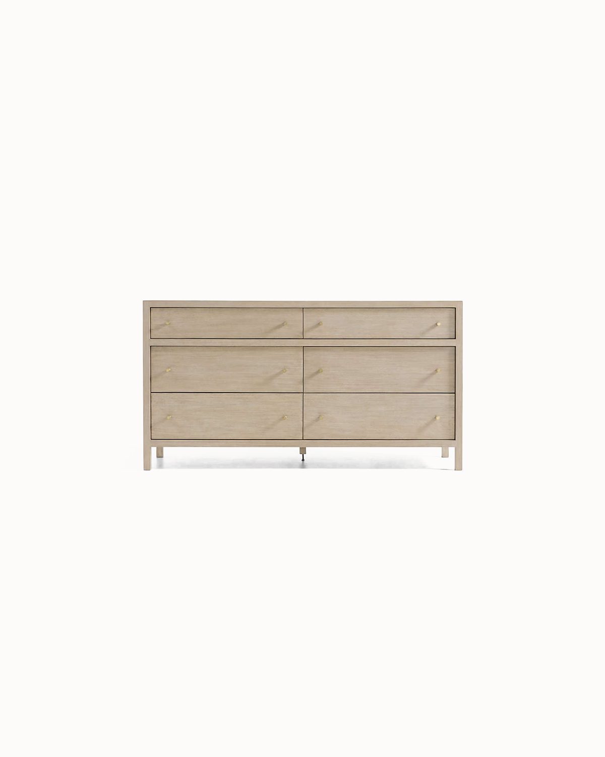Timeless Dresser with Upholstered Details