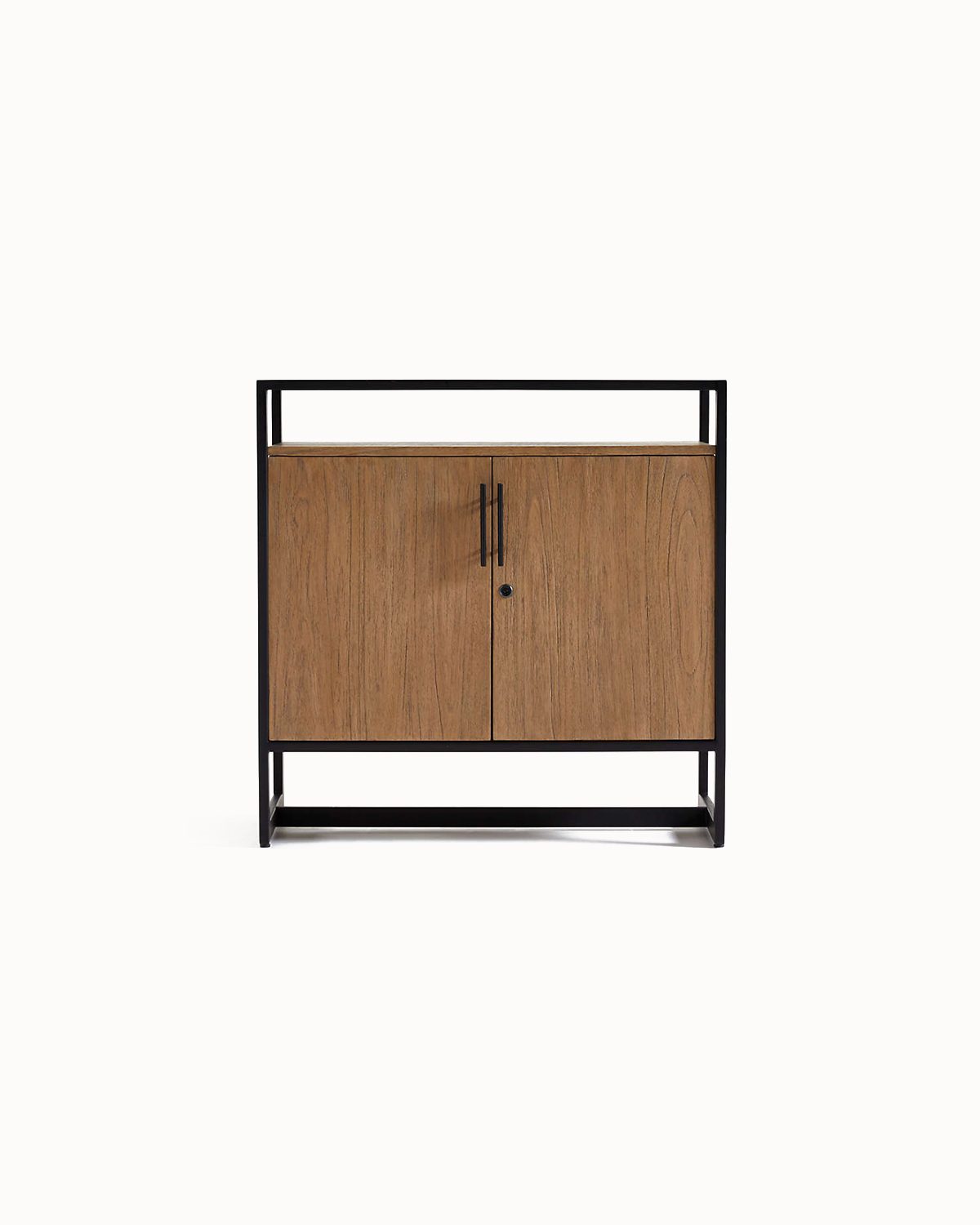 Sleek Bar Cabinet with Shelf