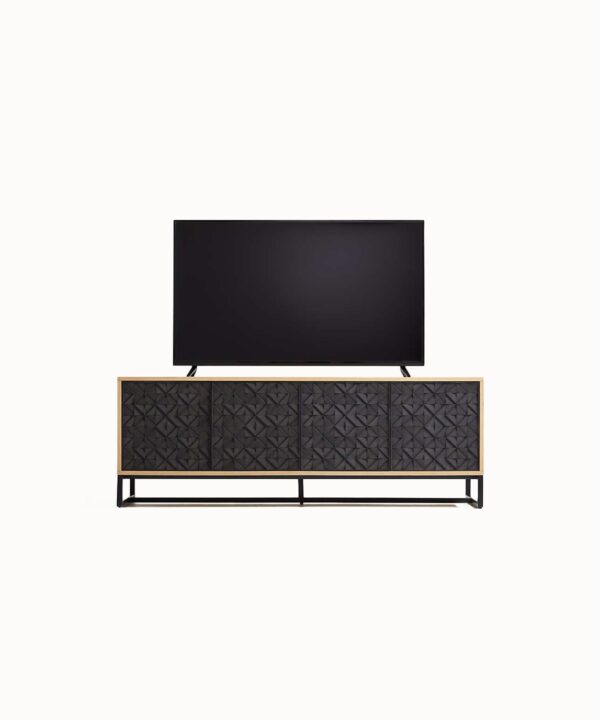 Sleek Media Console with Drawers