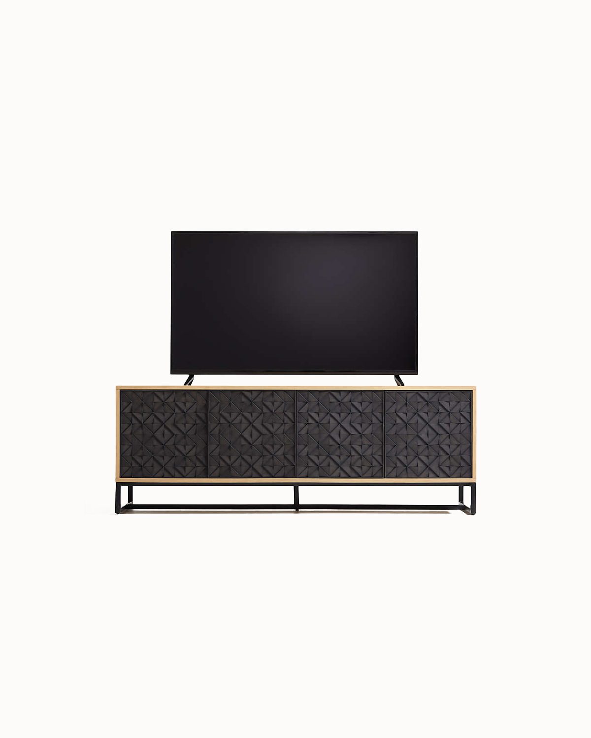 Sleek Media Console with Drawers