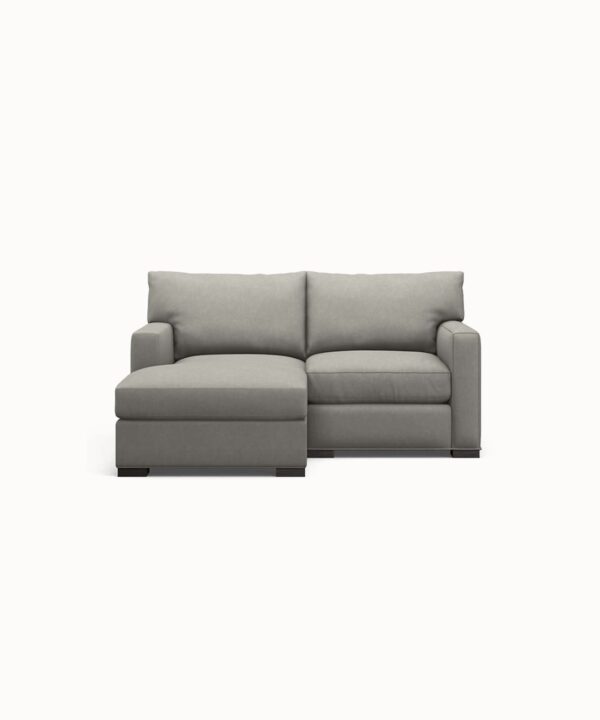 Elegant Storage Chaise with Textured Finish