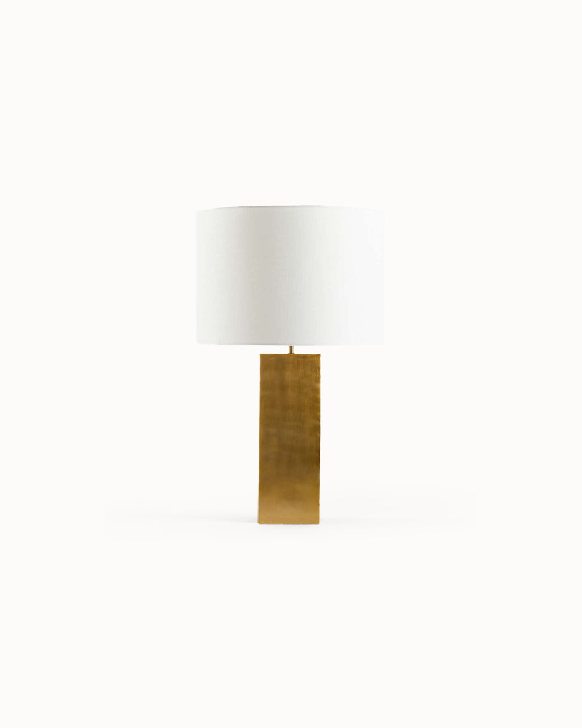 Clean Line Table Lamp with Upholstered Details