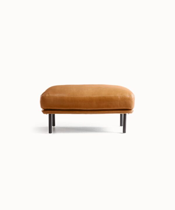 Artisan Ottoman with Shelf