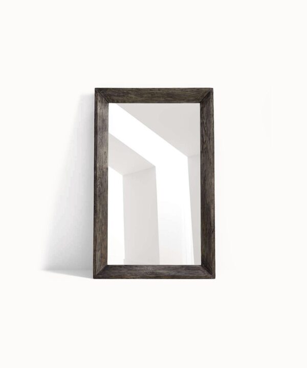 Premium Full Length Floor Mirror with Upholstered Details