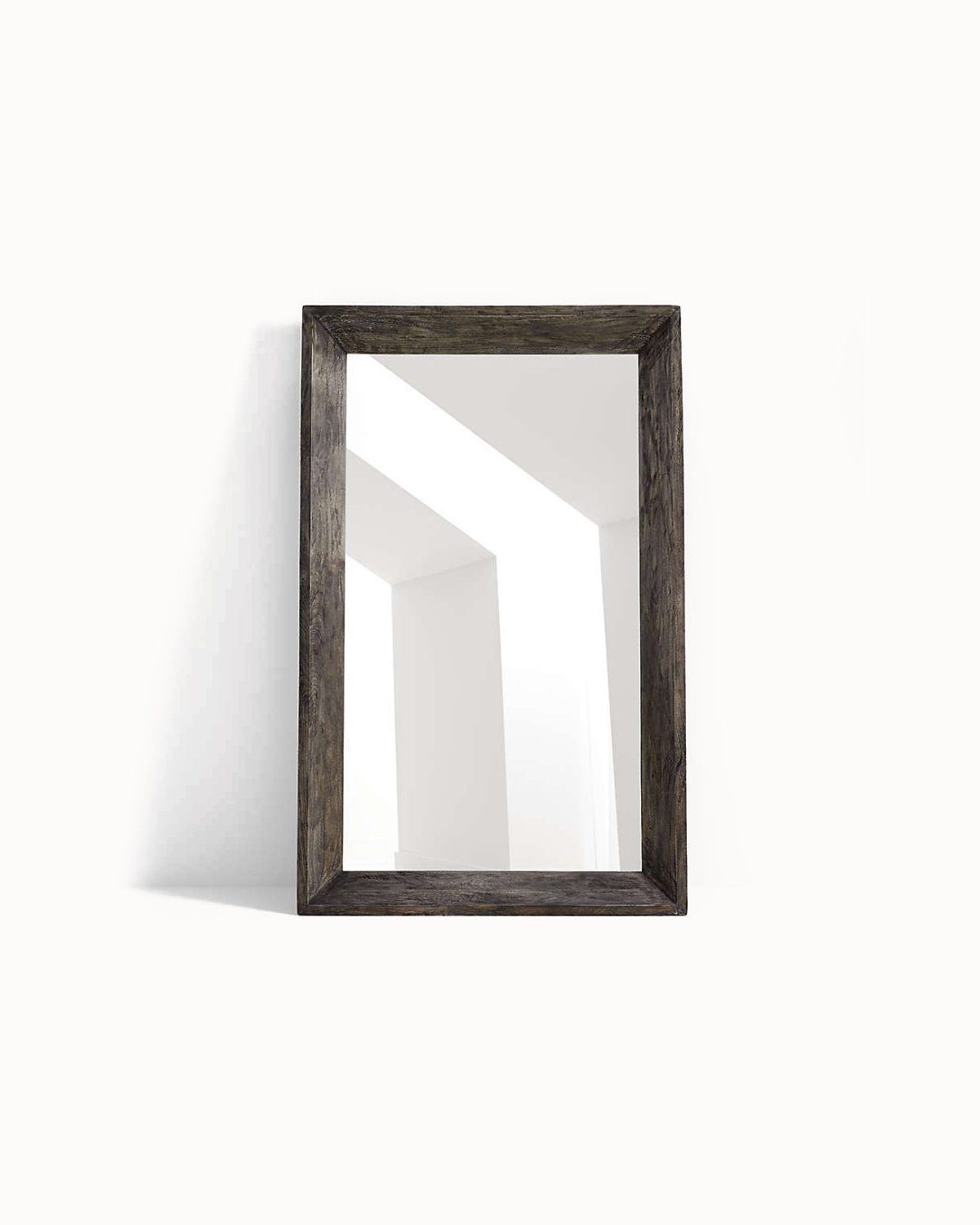 Premium Full Length Floor Mirror with Upholstered Details