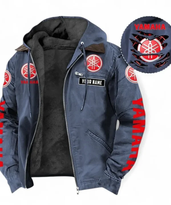 Adventure Motorbike Hooded And Flannel Hoodie, Rugged & Sporty Hoodie For Motor Lovers CAR391 - Navy Blue