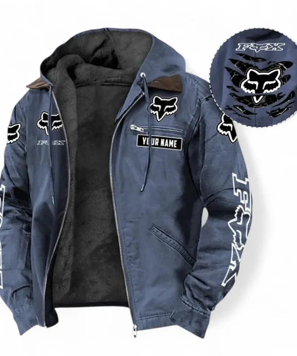 Adventure Riding Kit Hooded And Flannel Hoodie, Comfortable Street Hoodie For Car Lovers CAR391 - Navy Blue