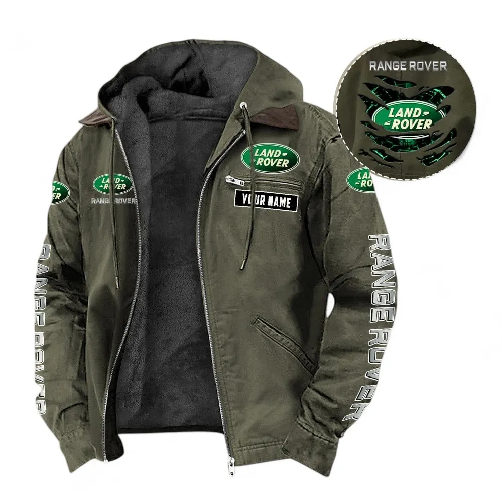 Adventure SUV Company Hooded And Flannel Hoodie, Urban Style & Relaxed Fit Hoodie For Car Lovers CAR391 - Green
