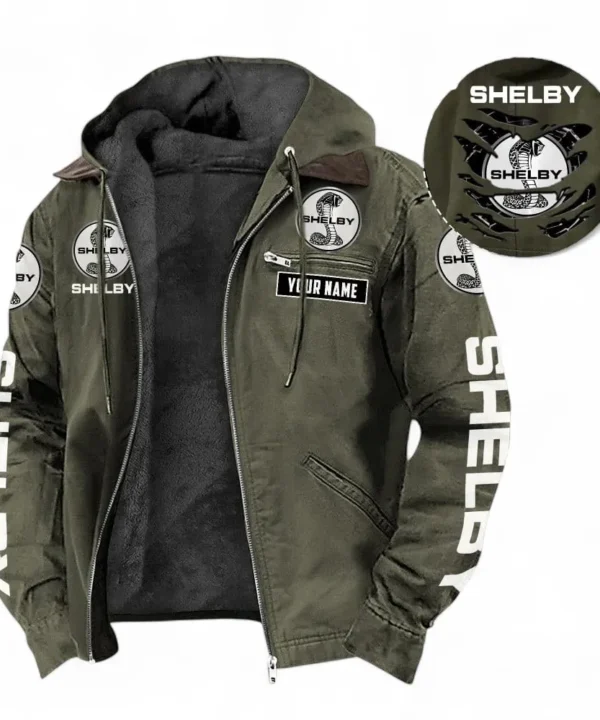 American Muscle Car Hooded And Flannel Hoodie, Streetwear Casual Outfit For Car Lovers CAR391 - Green
