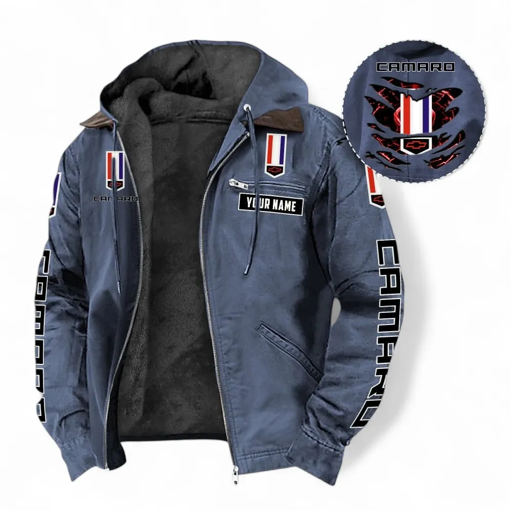 Classic Sports Coupe Hooded And Flannel Hoodie, Adventure-Ready Hoodie For Car Lovers CAR391 - Navy Blue