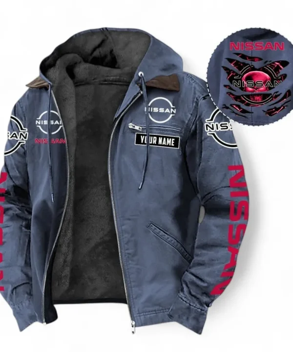 Crossover SUV Hooded And Flannel Hoodie, Rugged & Sporty Hoodie For Car Lovers CAR391 - Navy Blue
