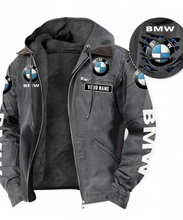 Entry Luxury Car Hooded And Flannel Hoodie, Sporty & Casual  Hoodie For Car Lovers CAR391 - Gray