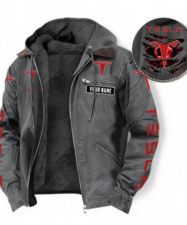 EV Sedan Hooded And Flannel Hoodie, Sporty & Casual  Hoodie For Car Lovers CAR391 - Gray
