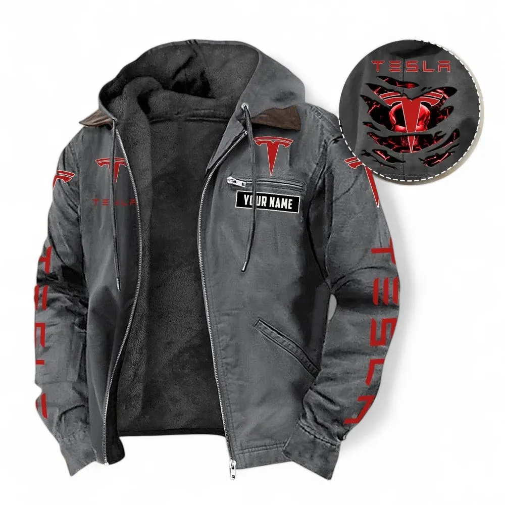 EV Sedan Hooded And Flannel Hoodie, Sporty & Casual  Hoodie For Car Lovers CAR391 - Gray