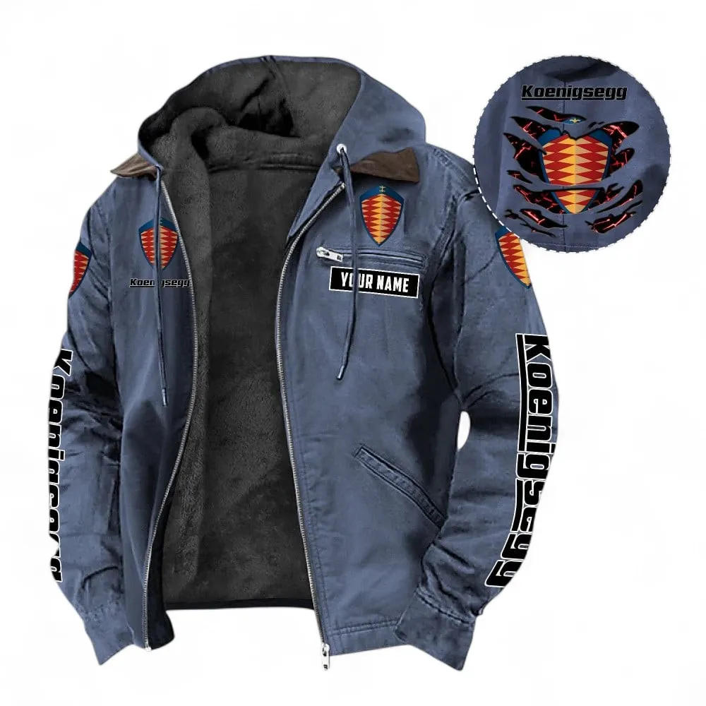Exotic Automobile Hooded And Flannel Hoodie, Durable & Casual Streetwear For Car Lovers CAR391 - Navy Blue