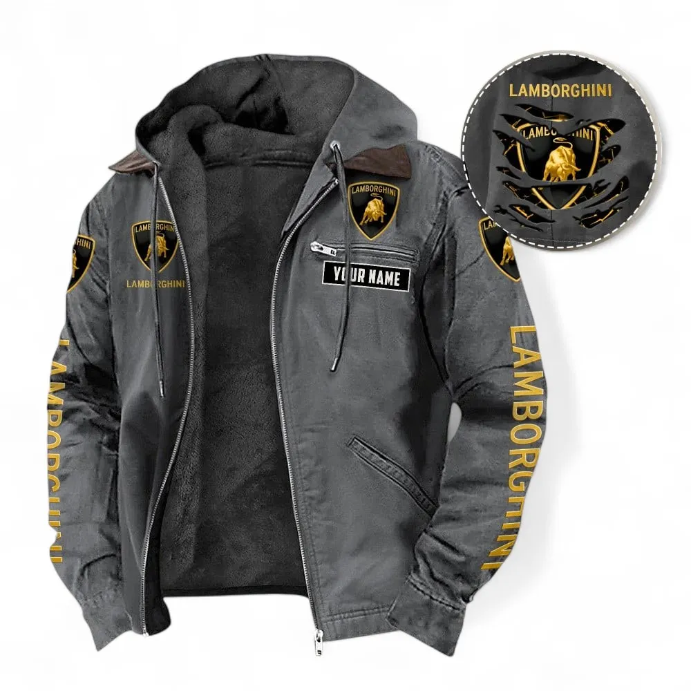 Exotic Sports Car Hooded And Flannel Hoodie, Streetwear Outfit For Car Lovers CAR391 - Gray