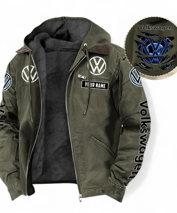 Family Car Hooded And Flannel Hoodie, Rugged Casual Hoodie For Car Lovers CAR391 - Green
