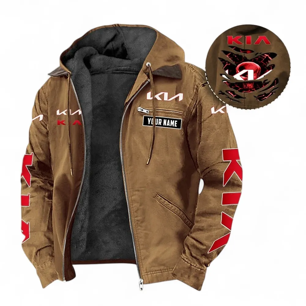 Family Sedan Hooded And Flannel Hoodie, Casual Comfort Hoodie For Car Lovers CAR391 - Camel