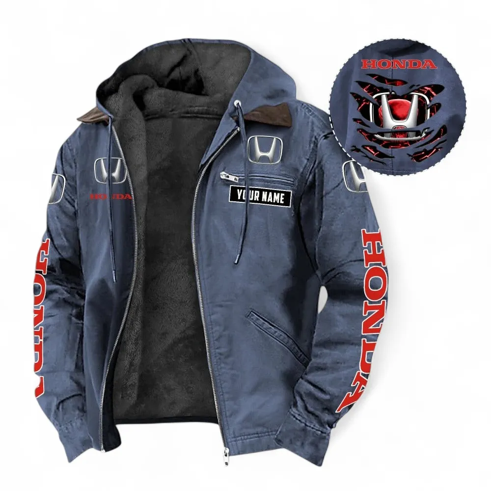 Hatchback Hooded And Flannel Hoodie, Sporty Urban Comfort Hoodie For Car Lovers CAR391 - Navy Blue