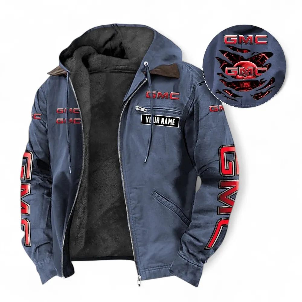 Heavy-Duty Pickup Hooded And Flannel Hoodie, Durable & Casual Streetwear For Car Lovers CAR391 - Navy Blue