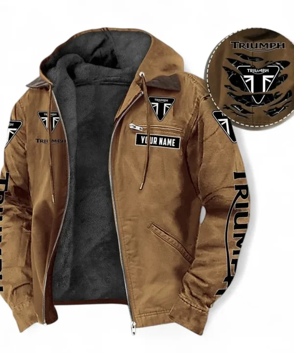 Heritage Ride Hooded And Flannel Hoodie, Casual Fit Hoodie For Motor Lovers CAR391 - Camel