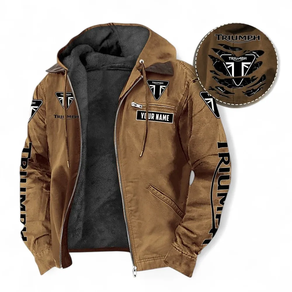 Heritage Ride Hooded And Flannel Hoodie, Casual Fit Hoodie For Motor Lovers CAR391 - Camel