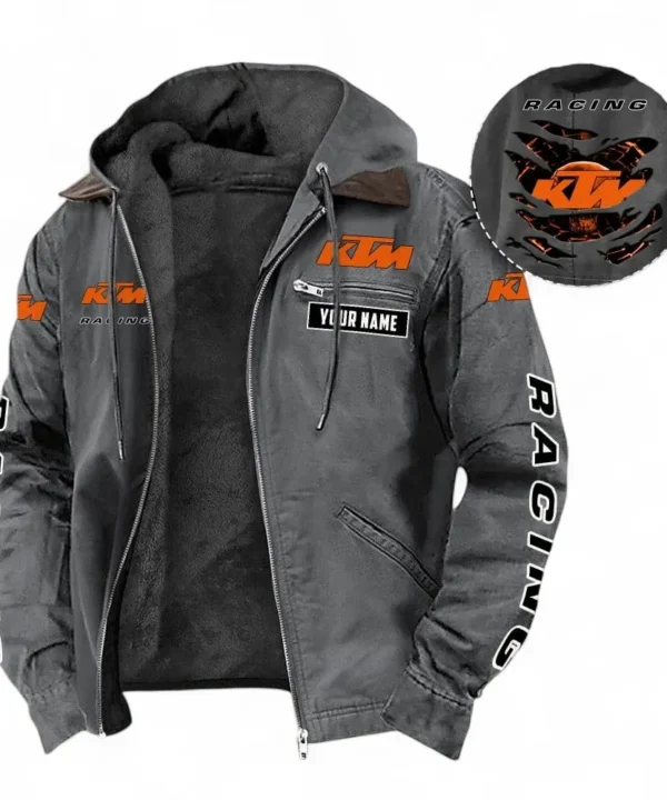 High-Performance Off-Roader Hooded And Flannel Hoodie, Sporty & Street-Ready Hoodie For Car Lovers CAR391 - Gray