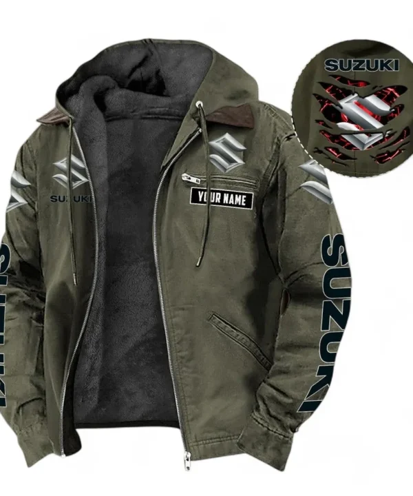 JDM Bike Hooded And Flannel Hoodie, Urban Style & Relaxed Fit Hoodie For Car Lovers CAR391 - Green