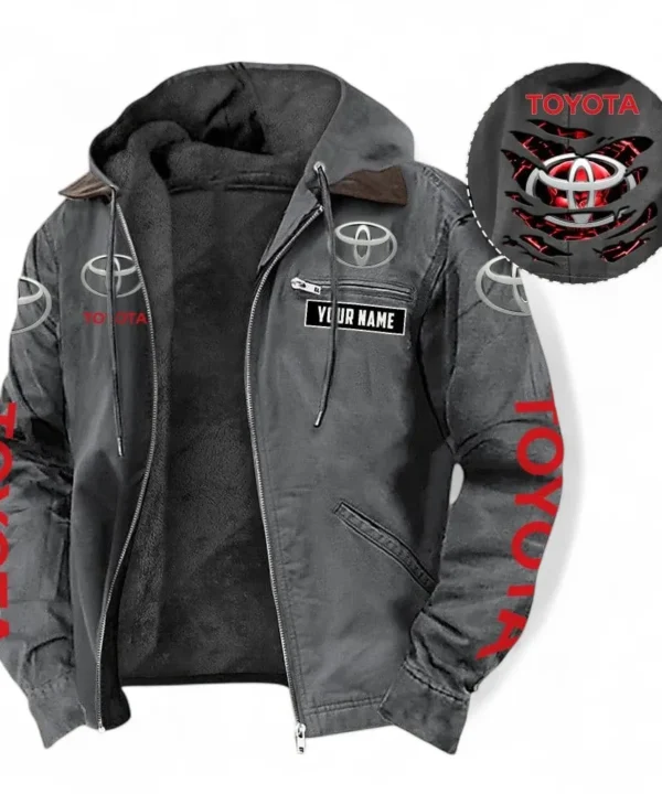 Long-Life Vehicle Hooded And Flannel Hoodie, Comfortable Daily Wear For Car Lovers CAR391 - Gray