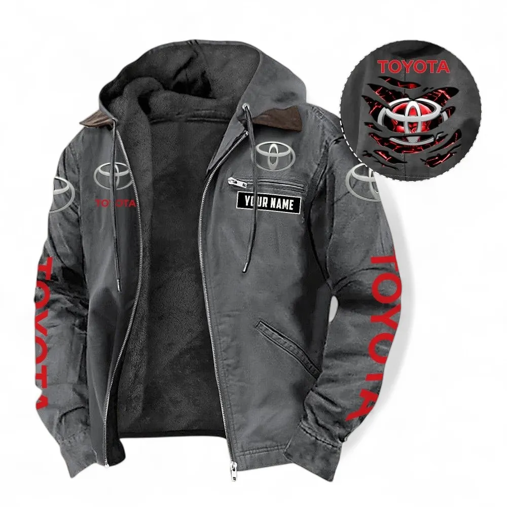 Long-Life Vehicle Hooded And Flannel Hoodie, Comfortable Daily Wear For Car Lovers CAR391 - Gray