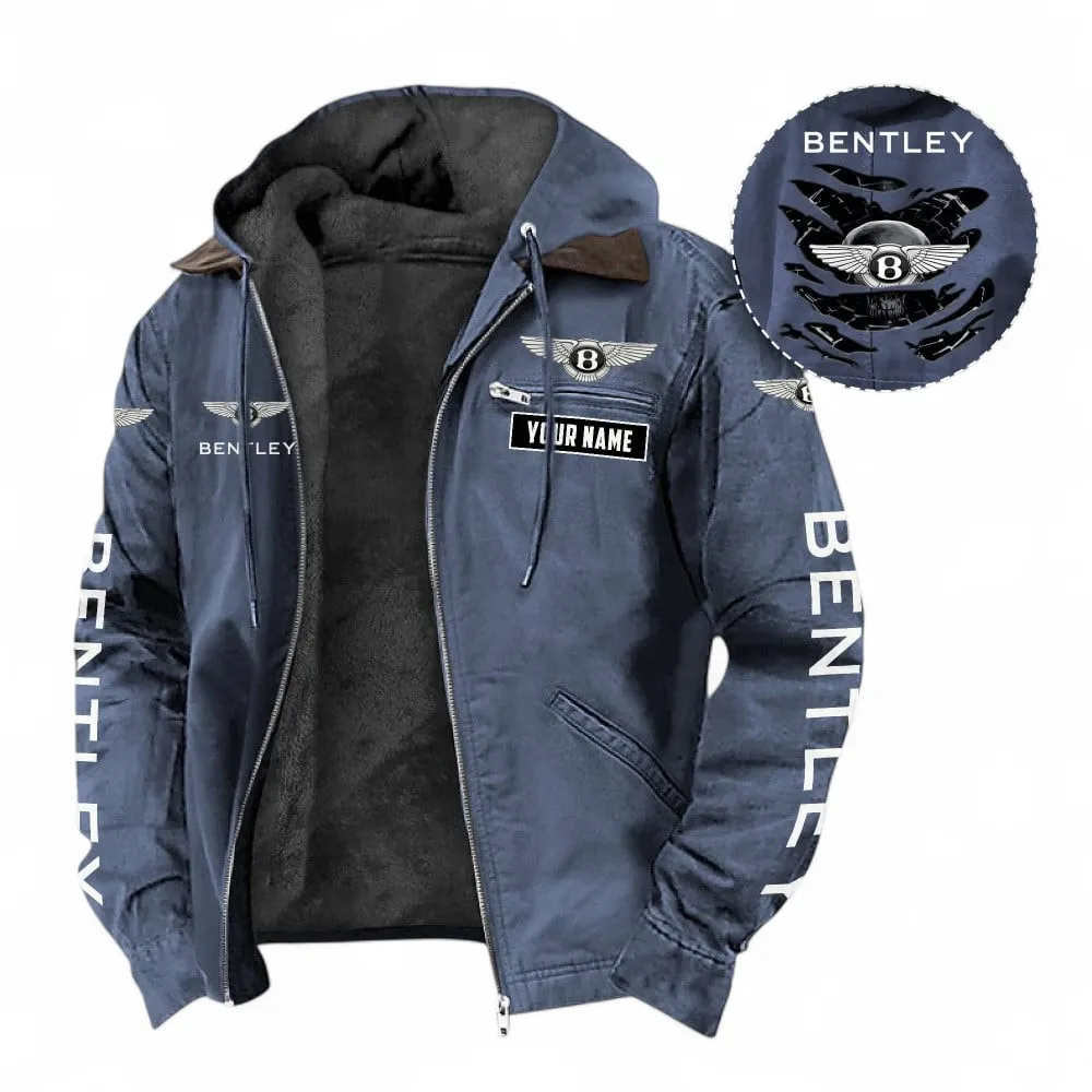 Luxury Sedan Hooded And Flannel Hoodie, Sporty Urban Comfort Hoodie For Car Lovers CAR391 - Navy Blue