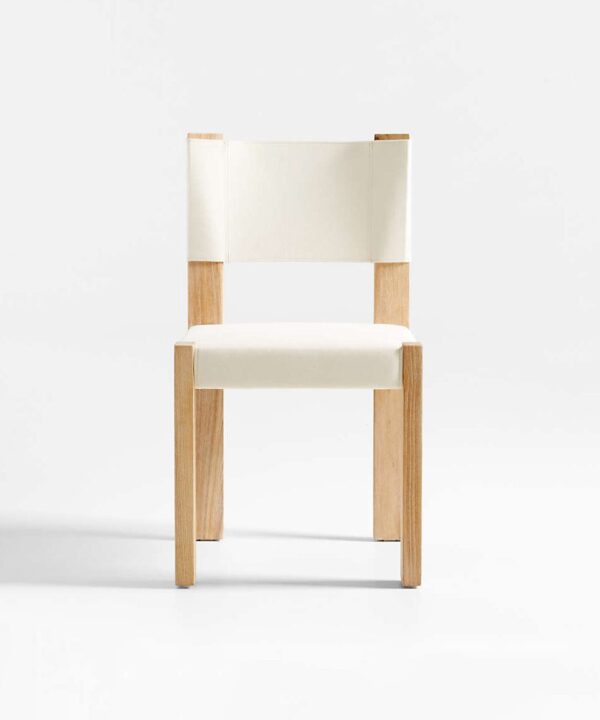 Sleek Dining Chair with Textured Finish