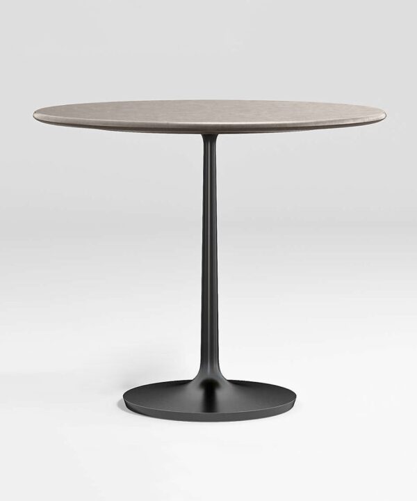 Classic Dining Table with Upholstered Details