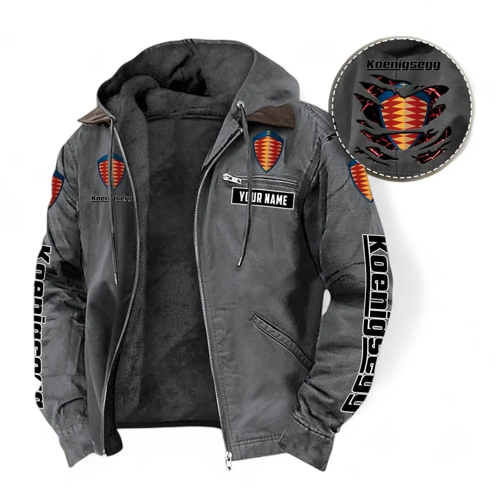 Million-Dollar Car Hooded And Flannel Hoodie, Comfortable Daily Wear For Car Lovers CAR391 - Gray