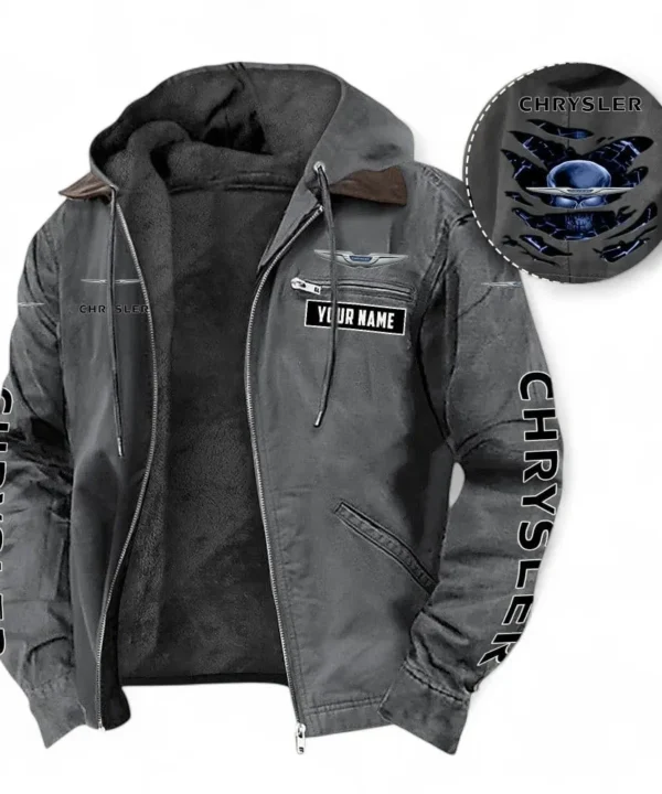 Minivan Hooded And Flannel Hoodie, Sporty Streetwear Hoodie For Car Lovers CAR391 - Gray