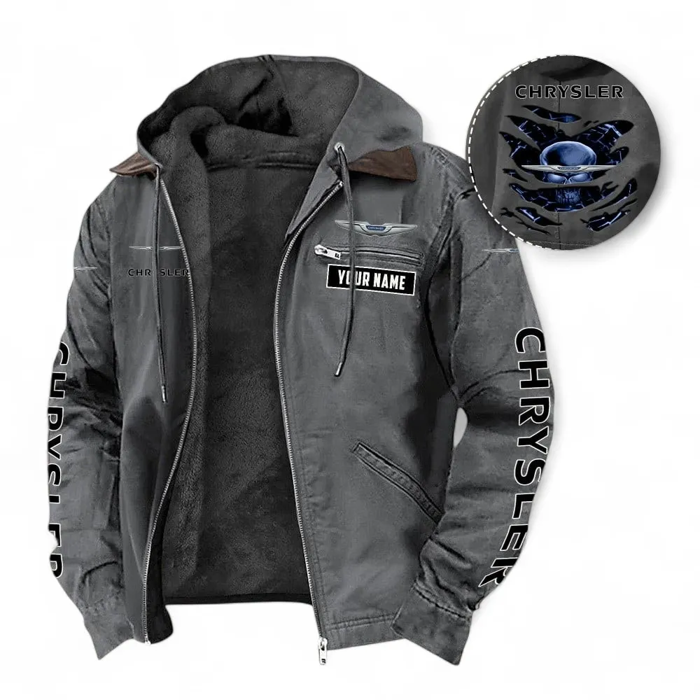 Minivan Hooded And Flannel Hoodie, Sporty Streetwear Hoodie For Car Lovers CAR391 - Gray