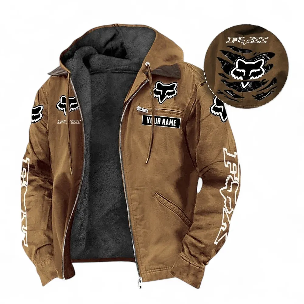 Moto Performance Wear Hooded And Flannel Hoodie, Casual Comfort Hoodie For Car Lovers CAR391 - Camel