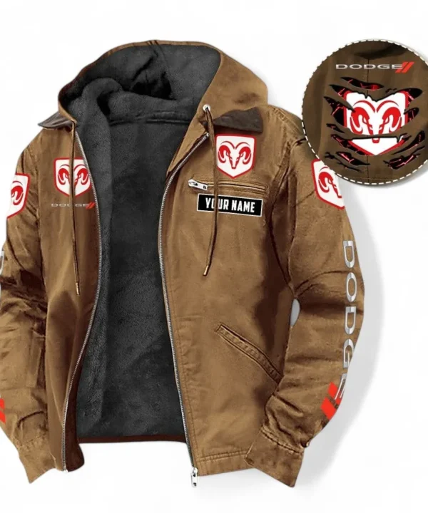 Muscle Car Hooded And Flannel Hoodie, Street-Ready Casual Hoodie For Car Lovers CAR391 - Camel