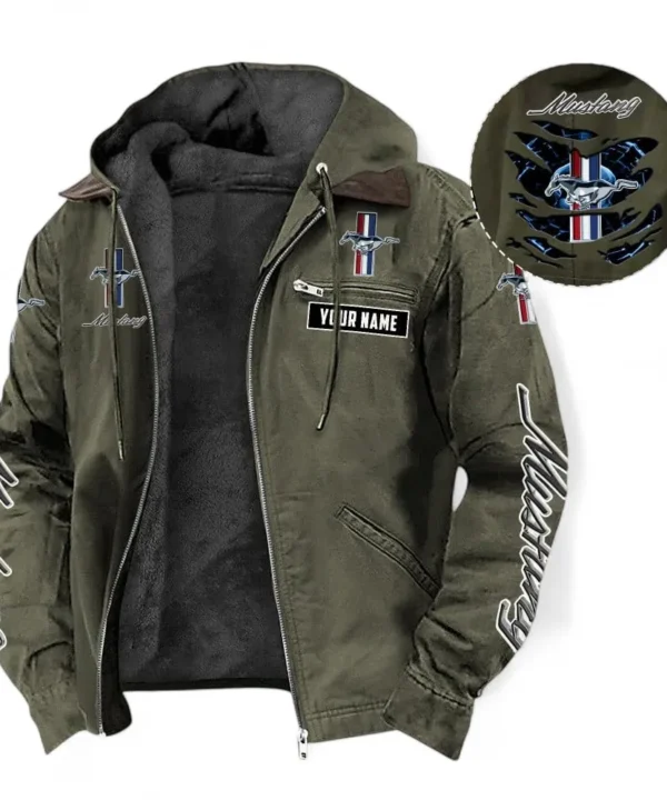 Muscle Car Hooded And Flannel Hoodie, Urban Casual Comfort Hoodie For Car Lovers CAR391 - Green