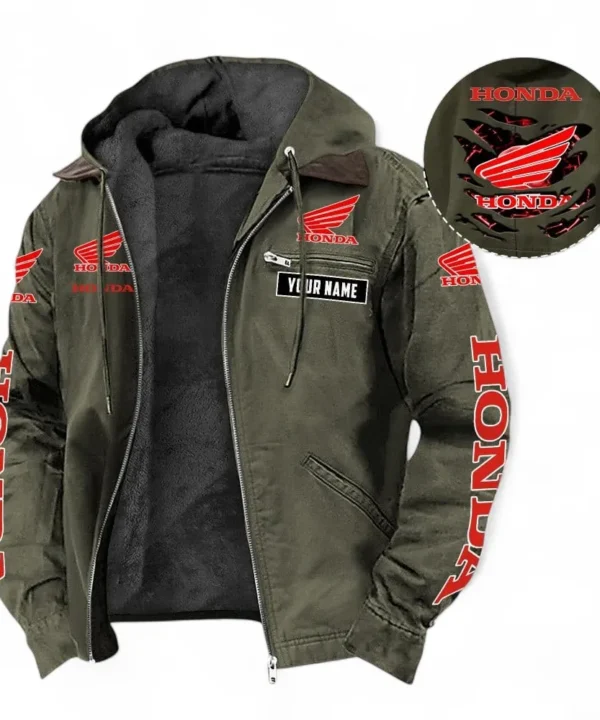 Off-Road Bike Hooded And Flannel Hoodie, Exclusive Logo Hoodie For Motor Lovers CAR391 - Green
