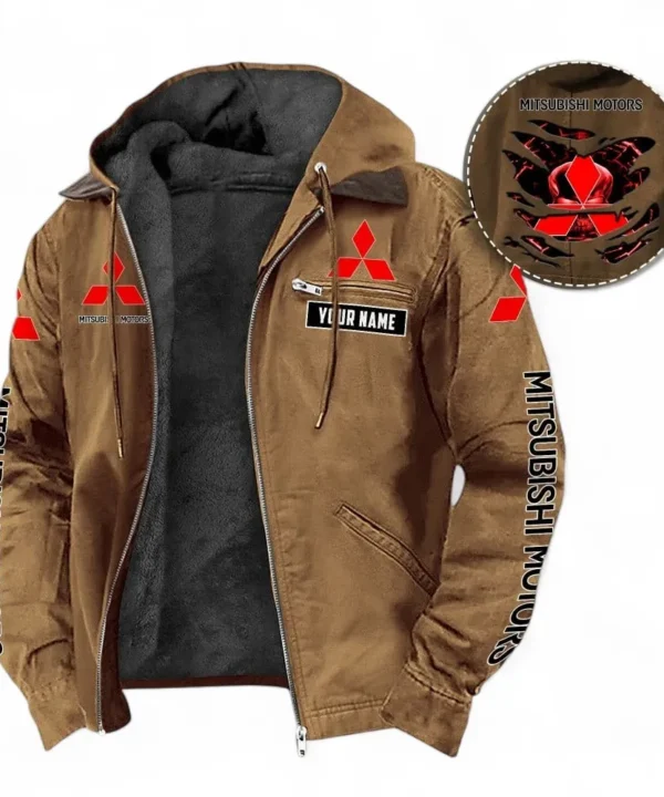 Performance Auto Hooded And Flannel Hoodie, Adventure & Urban Fit Hoodie For Car Lovers CAR391 - Camel