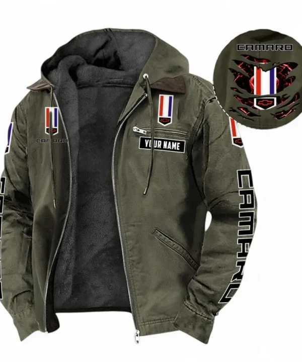 Performance Car Hooded And Flannel Hoodie, Urban Style & Relaxed Fit Hoodie For Car Lovers CAR391 - Green
