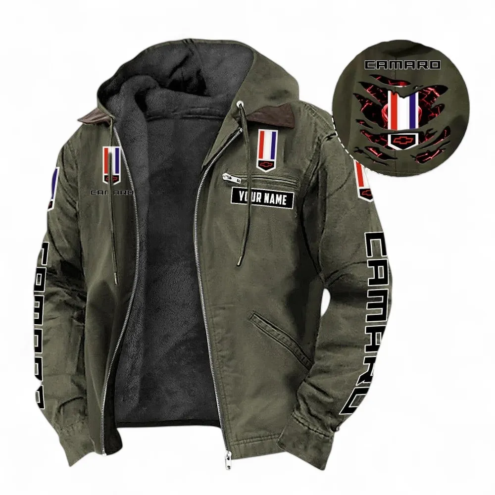 Performance Car Hooded And Flannel Hoodie, Urban Style & Relaxed Fit Hoodie For Car Lovers CAR391 - Green