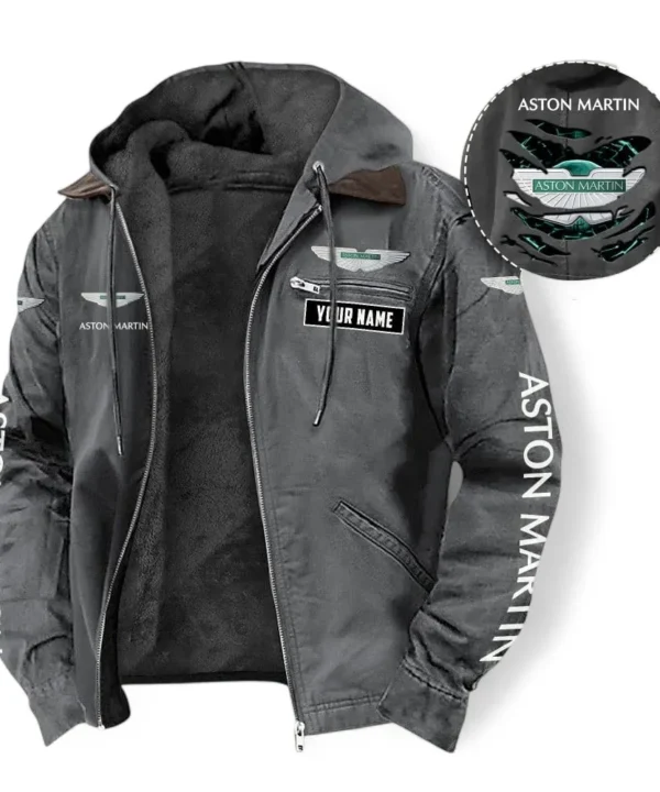 Performance Cruiser Hooded And Flannel Hoodie, Sporty Streetwear Hoodie For Car Lovers CAR391 - Gray