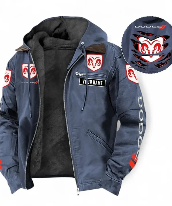 Performance Vehicle Hooded And Flannel Hoodie, Durable & Casual Streetwear For Car Lovers CAR391 - Navy Blue