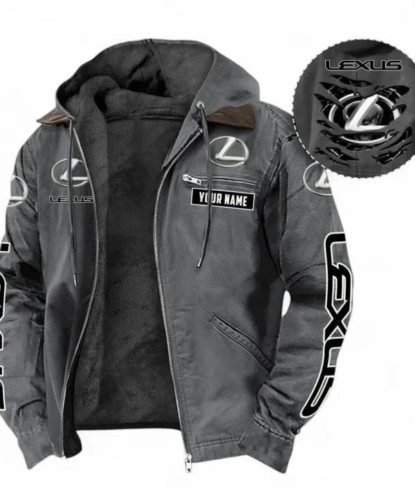 Premium Crossover Hooded And Flannel Hoodie, Sporty & Street-Ready Hoodie For Car Lovers CAR391 - Gray