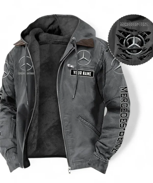 Prestige Sedan Hooded And Flannel Hoodie, Streetwear Outfit For Car Lovers CAR391 - Gray