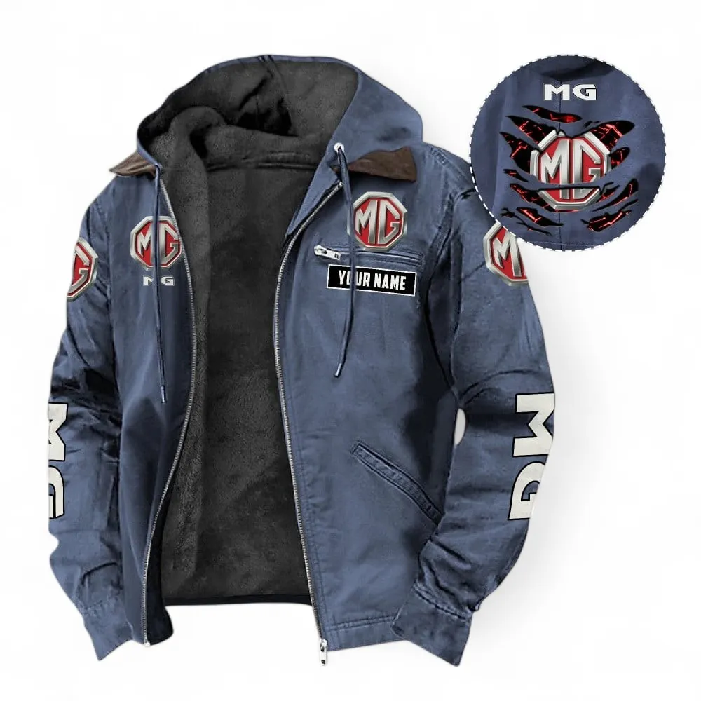 Retro Coupe Hooded And Flannel Hoodie, Sporty Urban Hoodie Style For Car Lovers CAR391 - Navy Blue