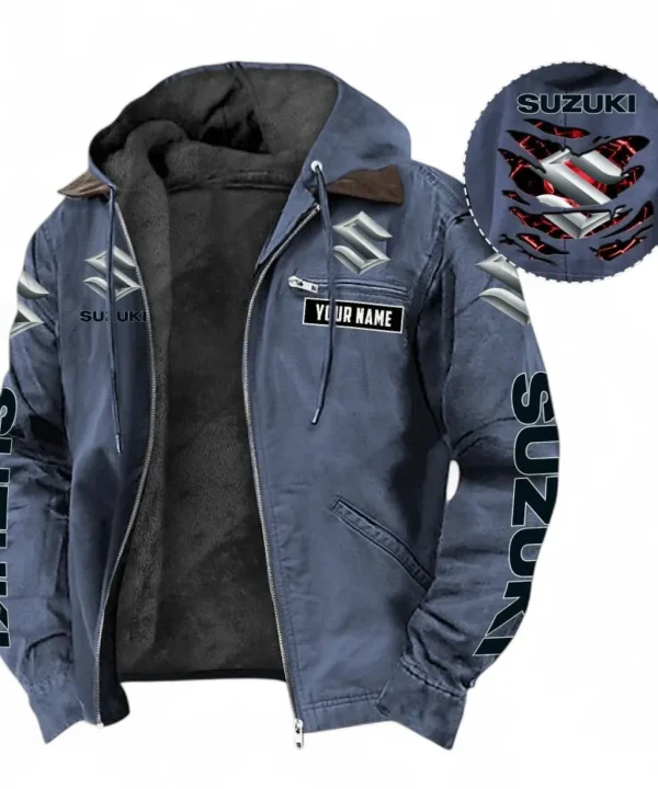 Speed Demon Hooded And Flannel Hoodie, Adventure-Ready Hoodie For Car Lovers CAR391 - Navy Blue