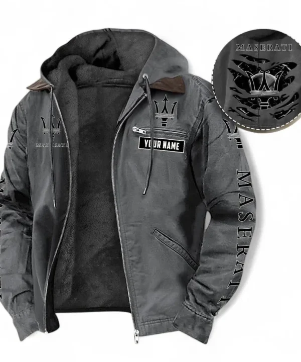 Sports Car Hooded And Flannel Hoodie, Sporty & Street-Ready Hoodie For Car Lovers CAR391 - Gray